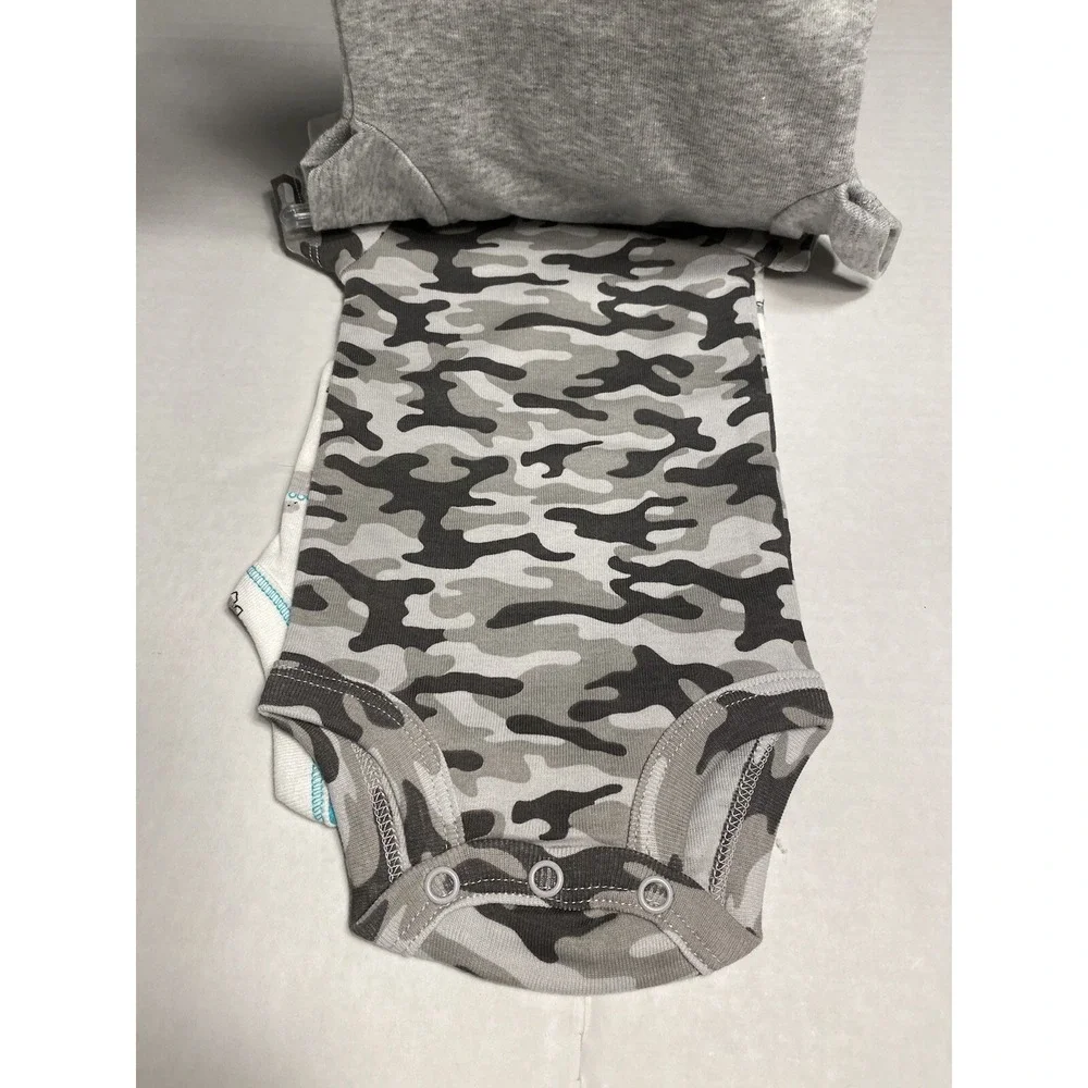child of mine carters baby boys bodysuits size‎ newborn dinosaurs camo 3 piece